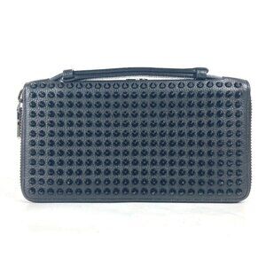 Christian Louboutin 1165043 Hand Bag PANETTONE Studded travel case Long Wallet